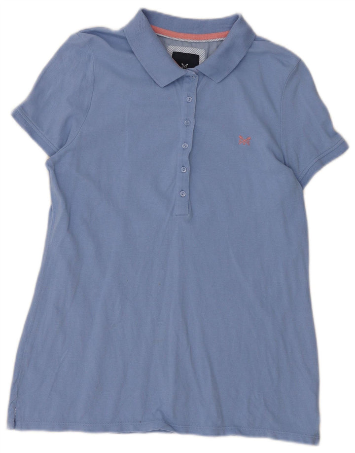 Crew Clothing Tricou polo pentru femei UK 14 Medium Blue