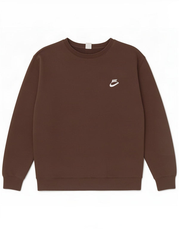 Pulover Nike pentru bărbați, cu tăiere lentă, 3XL, bumbac maro