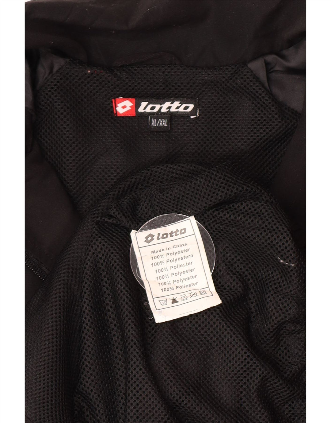 Trening pentru bărbați Lotto Top Jachetă XL Negru Poliester Sport