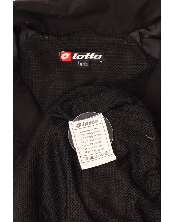 Trening pentru bărbați Lotto Top Jachetă XL Negru Poliester Sport