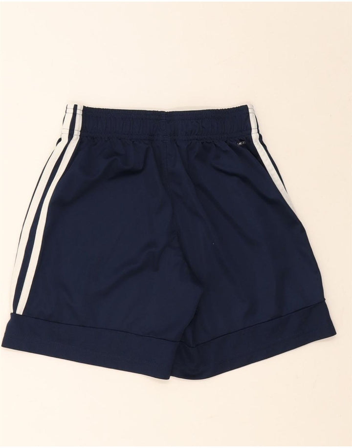 ADIDAS Boys Sport Shorts 11-12 Years Navy Blue