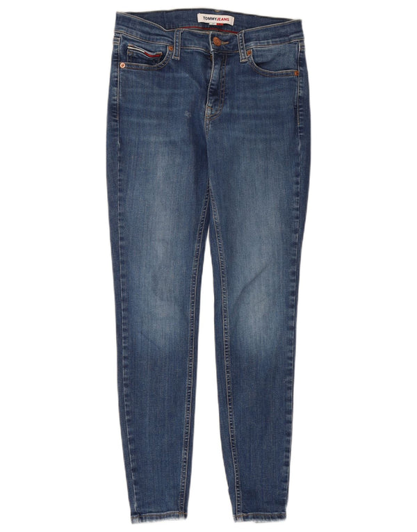 Blugi skinny pentru femei TOMMY HILFIGER L27 L28 Bumbac albastru