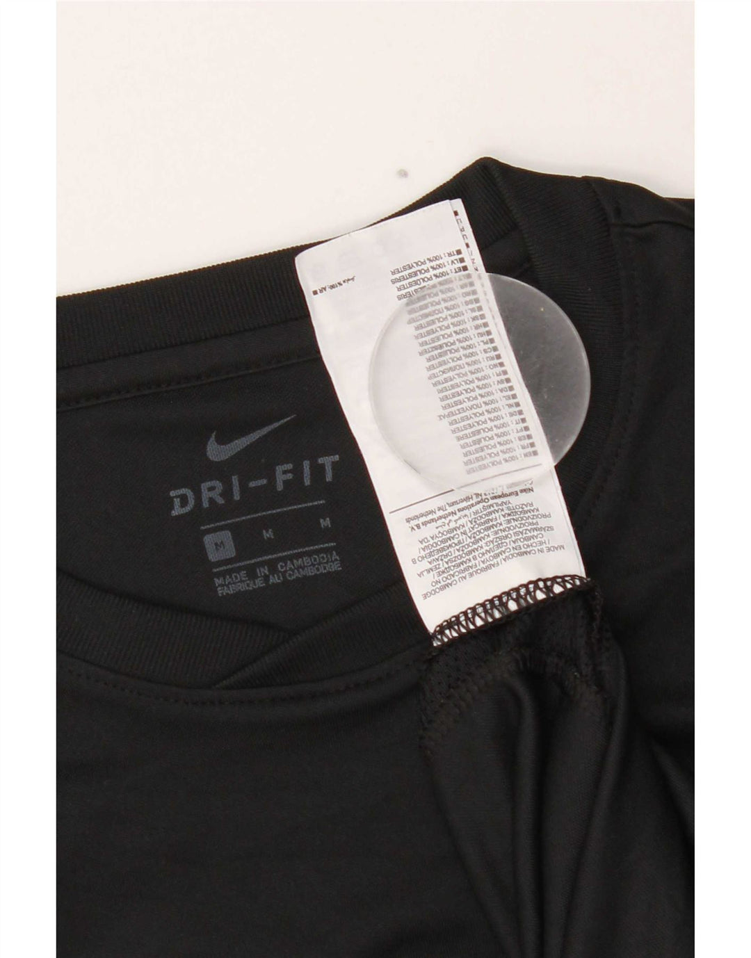 Tricou Nike Dri Fit pentru bărbați Top Mediu Negru Poliester