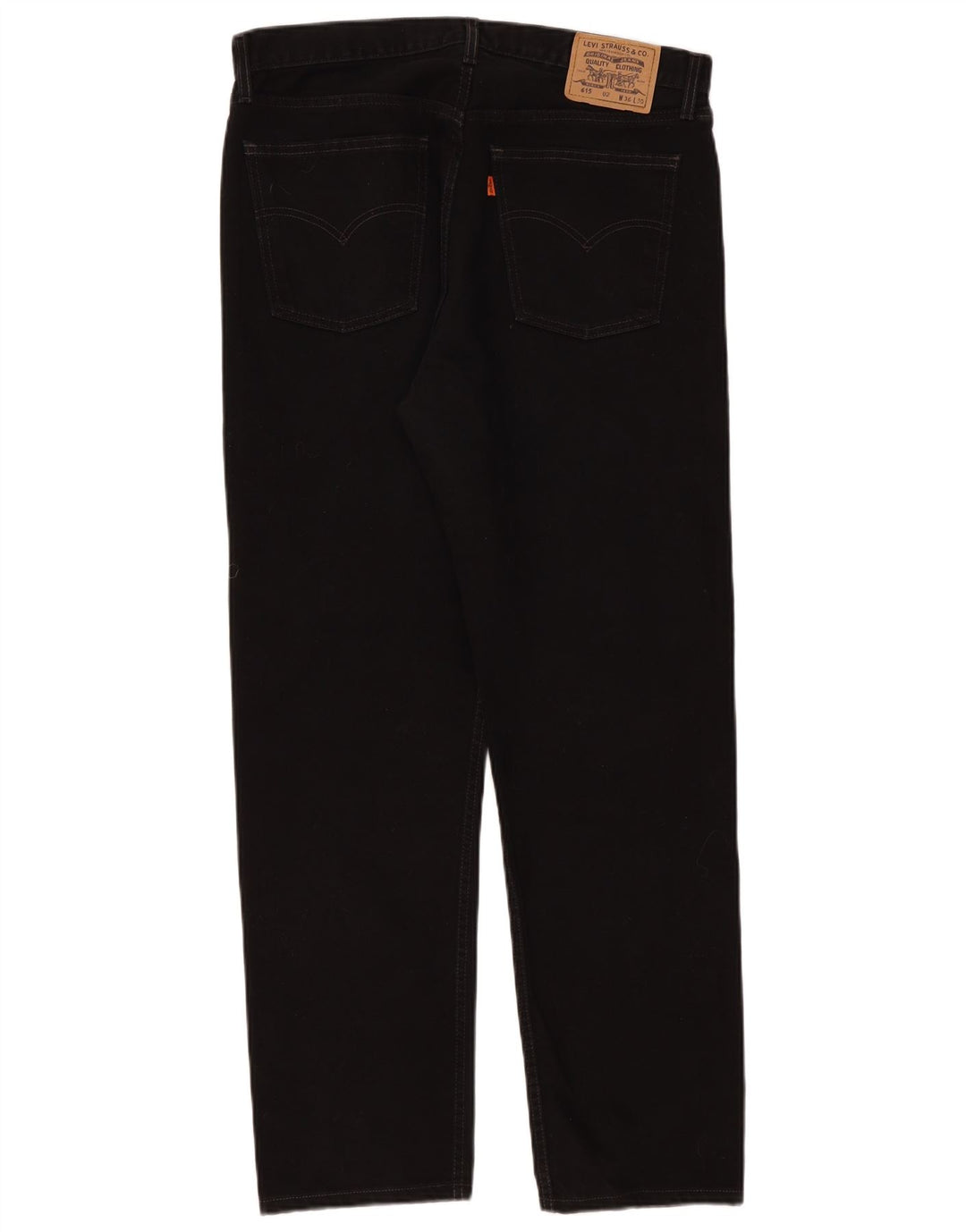 Blugi drepti pentru bărbați Levi's 615 W36 L30 bumbac negru