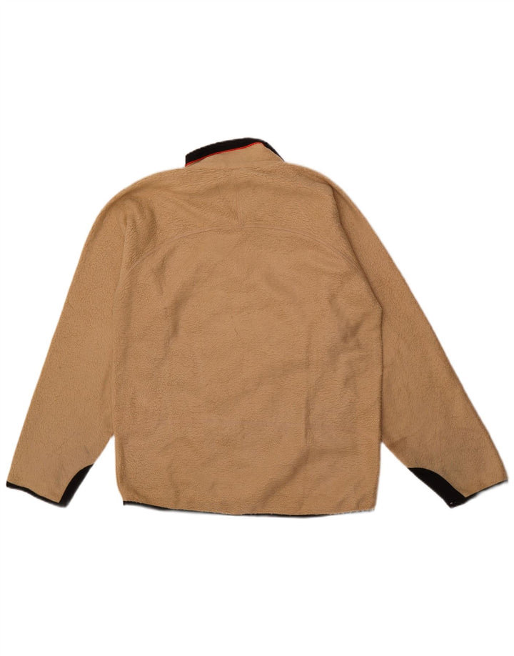 Jachetă pentru bărbați Fila Fleece UK 36, Bej, Poliester Colorblock