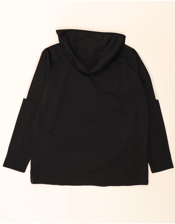 Top cu glugă pentru bărbați Nike Dri Fit cu mânecă lungă XL, negru, poliester color bloc