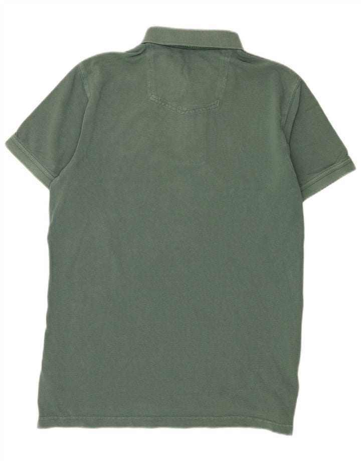 Tricou polo pentru bărbați Fat Face, bumbac verde mediu