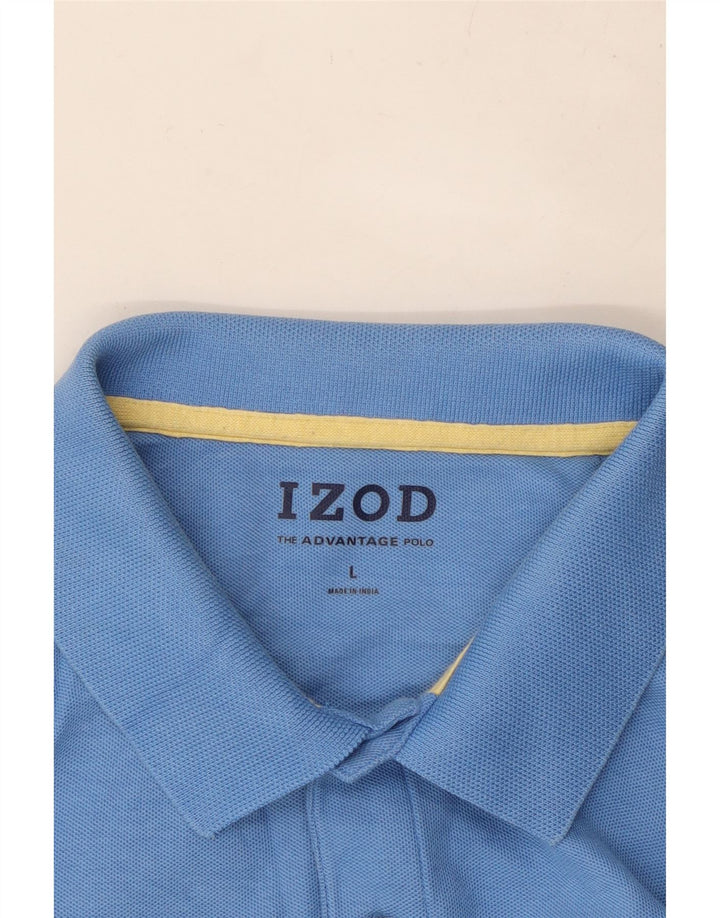 Tricou polo IZOD pentru bărbați, mare, albastru