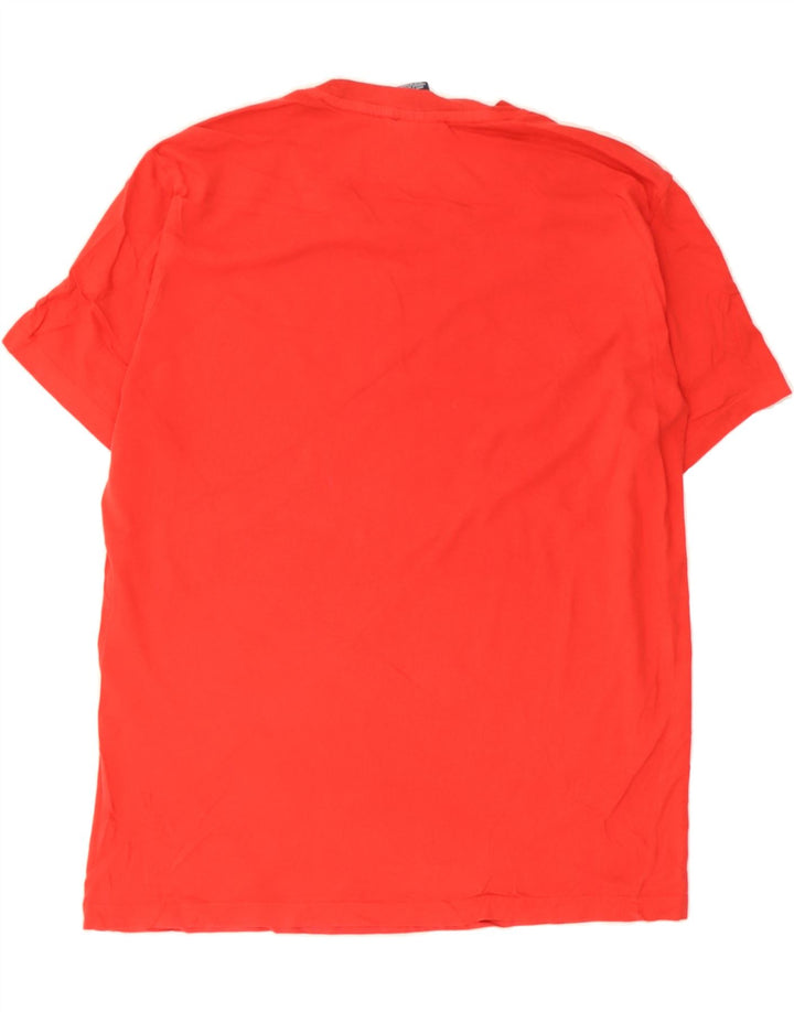 CHAMPION Mens Graphic T-Shirt Top Medium Red Vintage Champion and Second-Hand Champion from Messina Hembry 