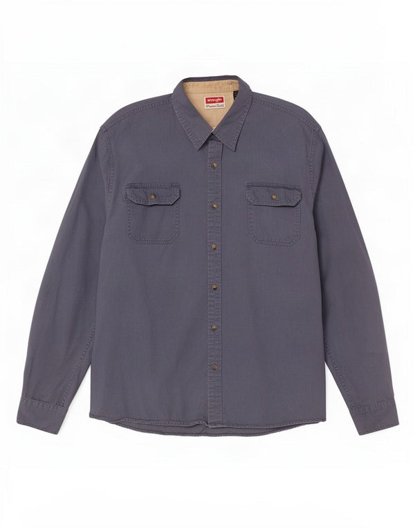 Cămașă pentru bărbați Wrangler 2XL, bumbac albastru