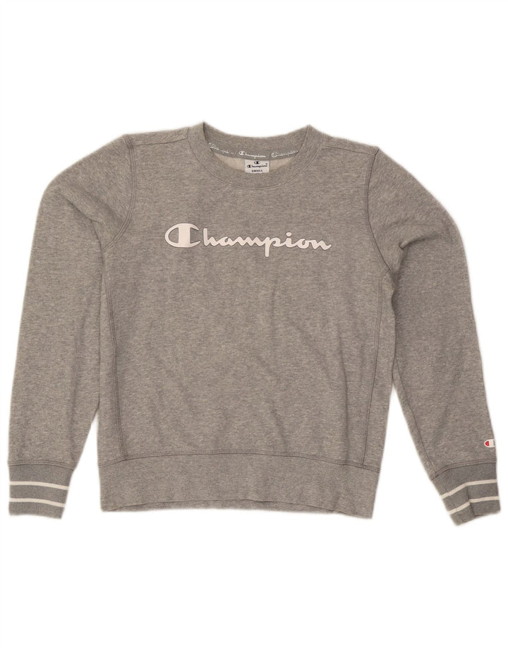 Pulover cu grafic pentru femei Champion UK 10 Gri mic