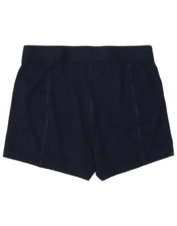 Pantaloni scurti sport NIKE Dri Fit pentru femei UK 14, mari, albastru, poliester