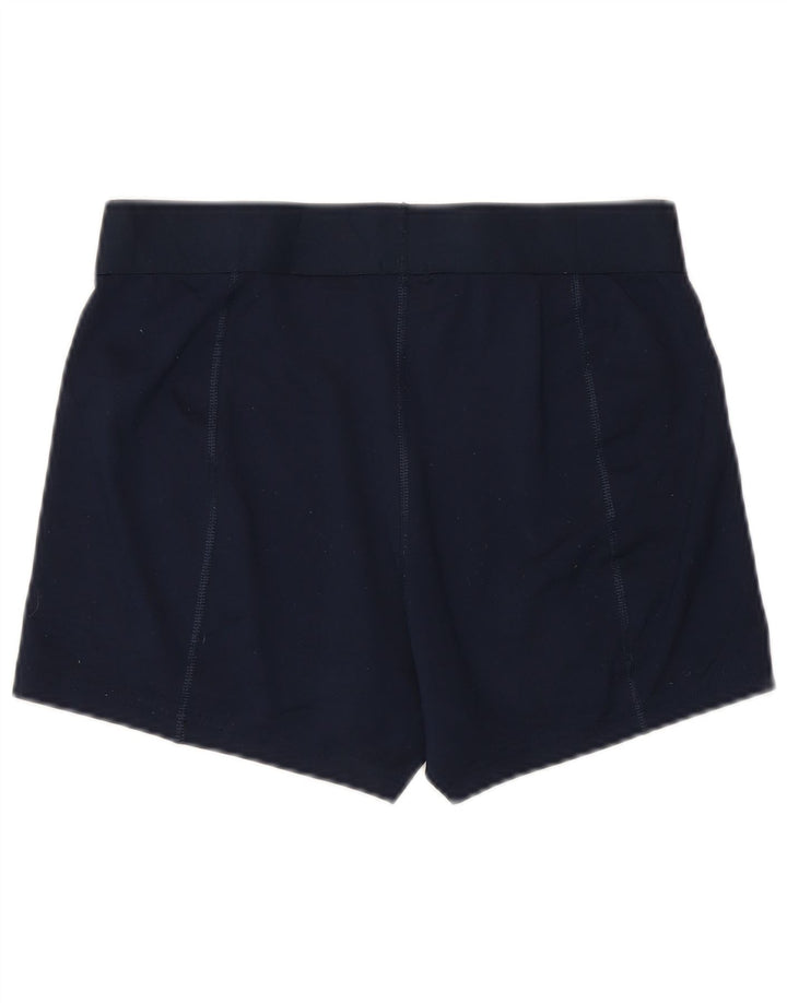 Pantaloni scurti sport NIKE Dri Fit pentru femei UK 14, mari, albastru, poliester