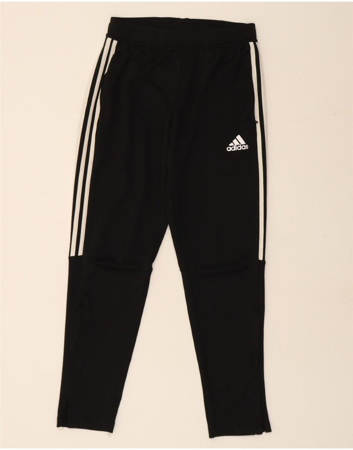 ADIDAS Womens Aeroready Tracksuit Trousers UK 12 Medium  Black Polyester