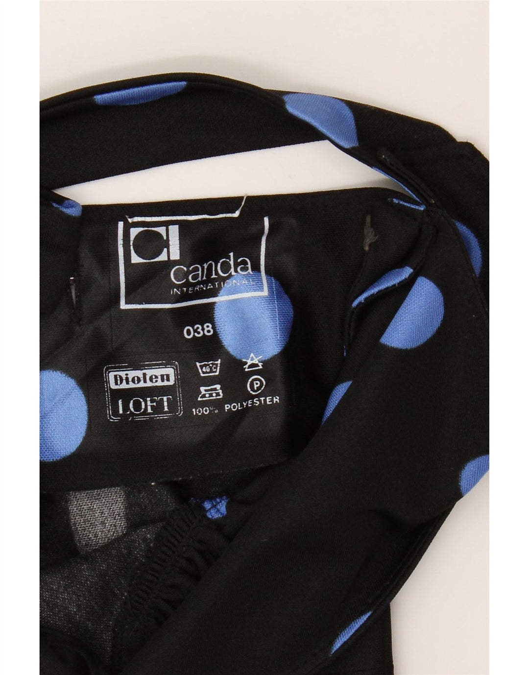 Rochie Maxi pentru Femei Canda Halter EU 38 Medium Black Spot Poliester