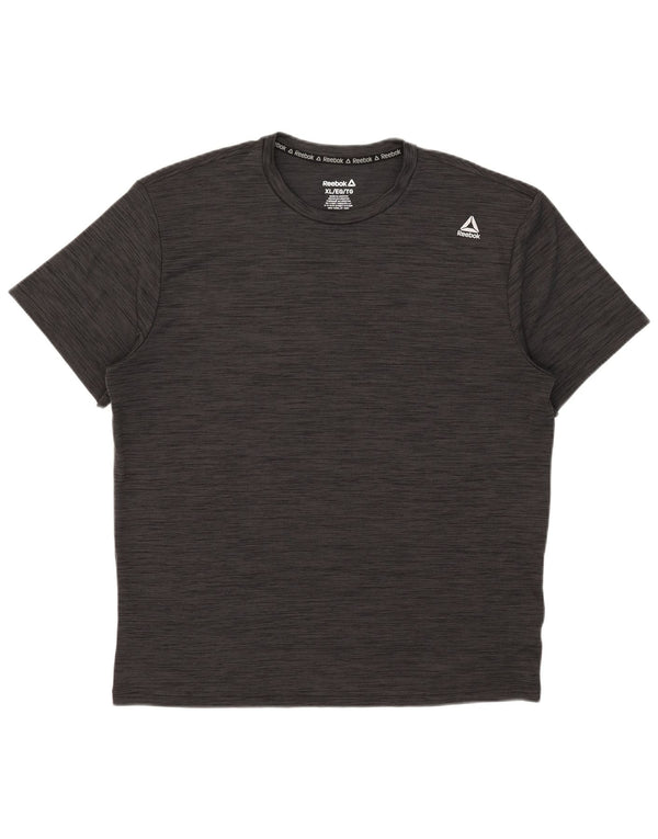 Tricou pentru bărbați Reebok Top XL poliester cu pături gri