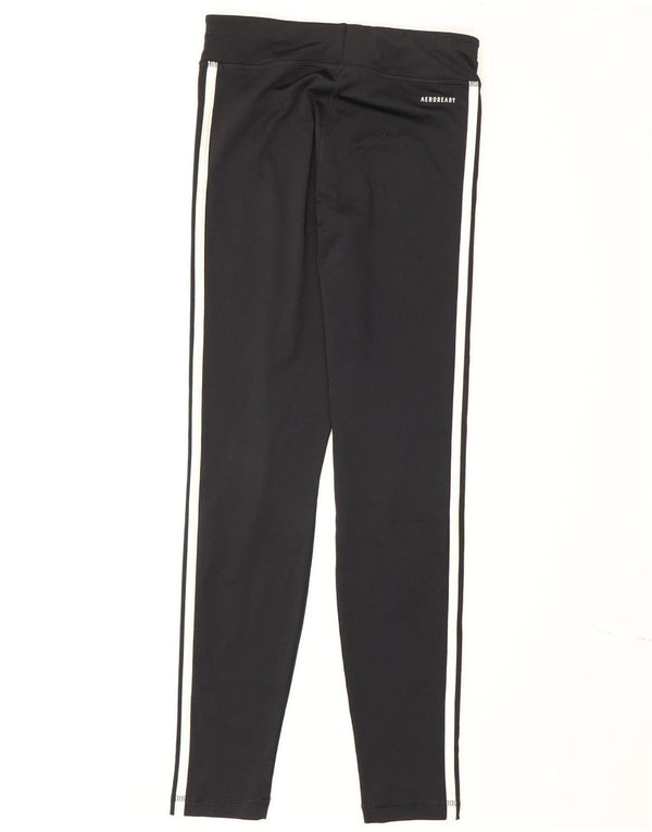 Leggings Aeroready pentru fete Adidas 13-14 ani poliester negru