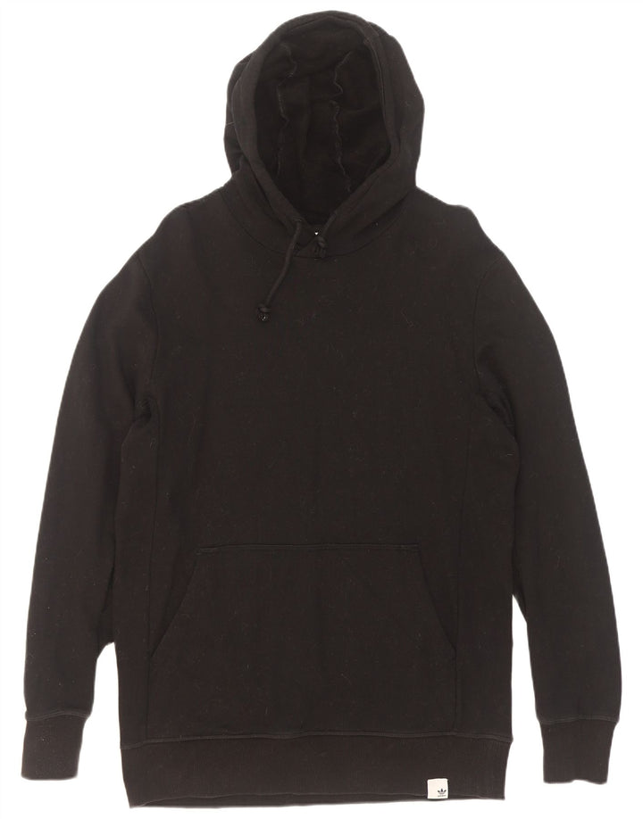 Pulover Adidas pentru bărbați, bumbac mediu negru