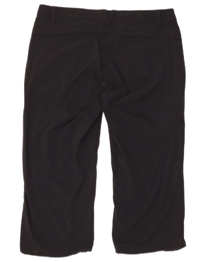 EDDIE BAUER Pantaloni capri drepti pentru femei US 10 Large W30 L21 Black