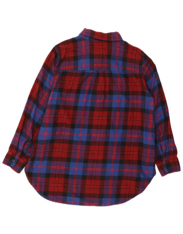 Cămașă de flanel Levi's pentru femei UK 18 XL, bumbac cu carouri roșii