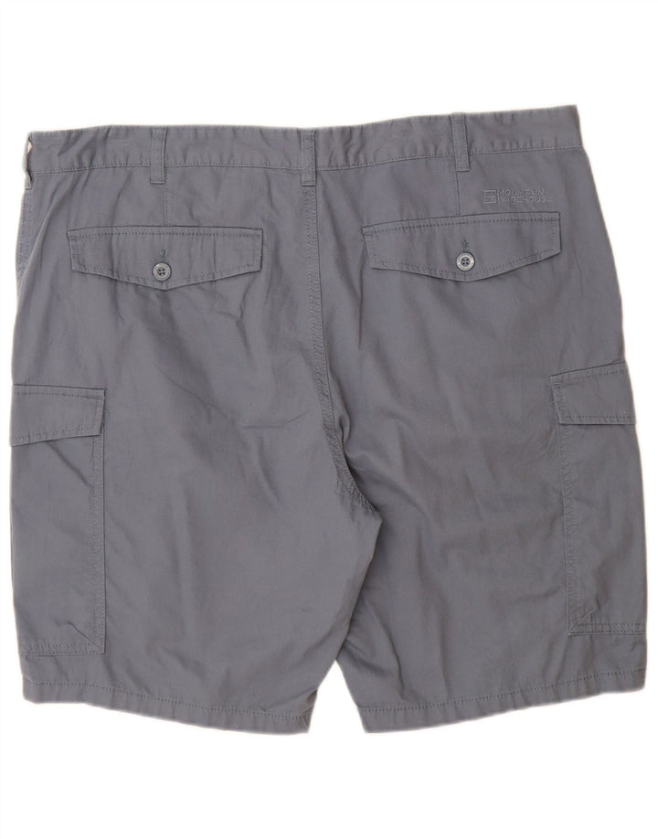 Pantaloni scurți cargo pentru bărbați Mountain Warehouse W40 XL Bumbac albastru