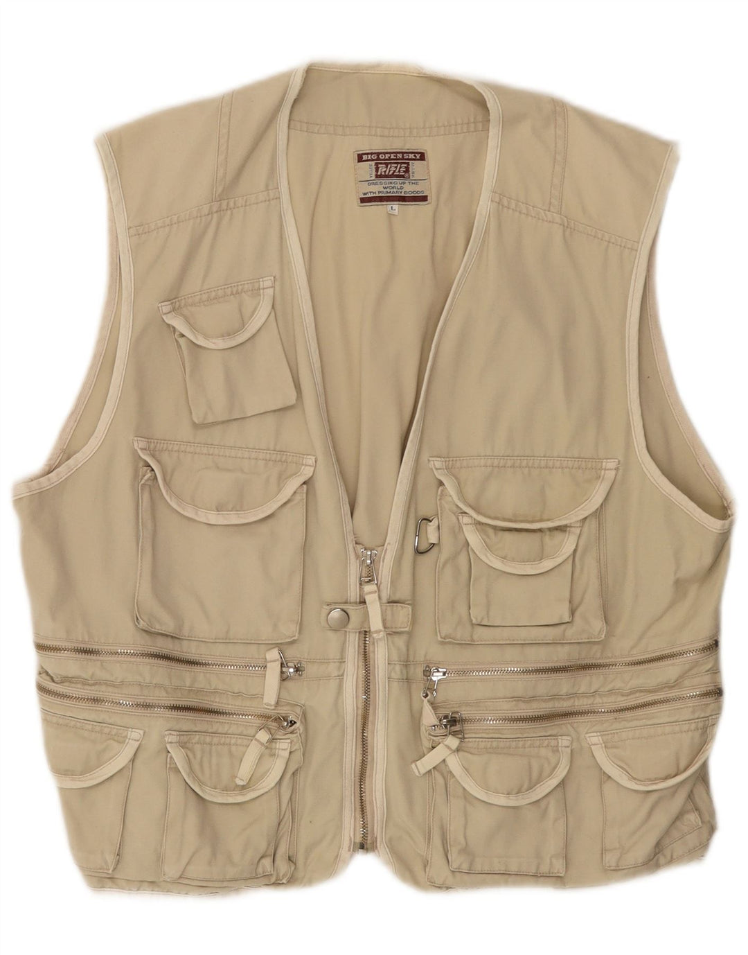Gilet pentru bărbați Rifle Utility UK 40 Large Beige
