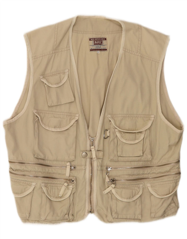 Gilet pentru bărbați Rifle Utility UK 40 Large Beige