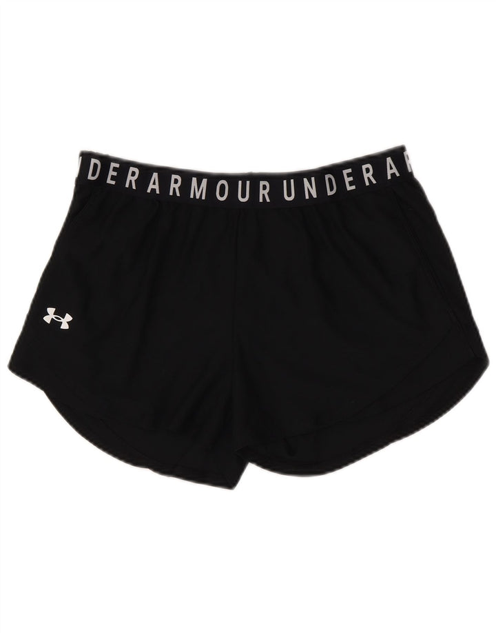 UNDER ARMOUR Pantaloni scurti sport pentru femei Heat Gear Graphic UK 14 Large Black