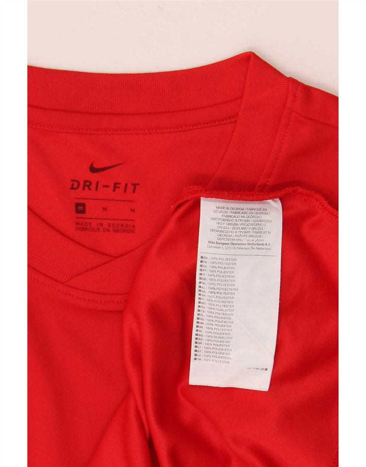 Tricou Nike Dri Fit pentru bărbați Top Medium Red Poliester