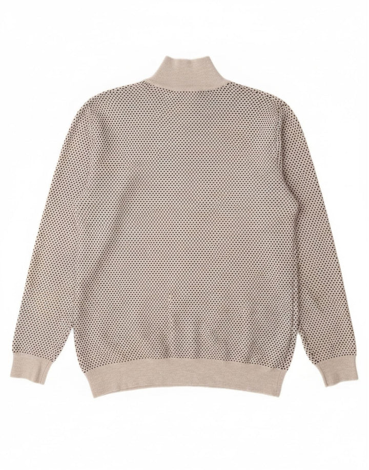 Pulover cardigan pentru bărbați Trussardi, viscoză mare cu pete gri