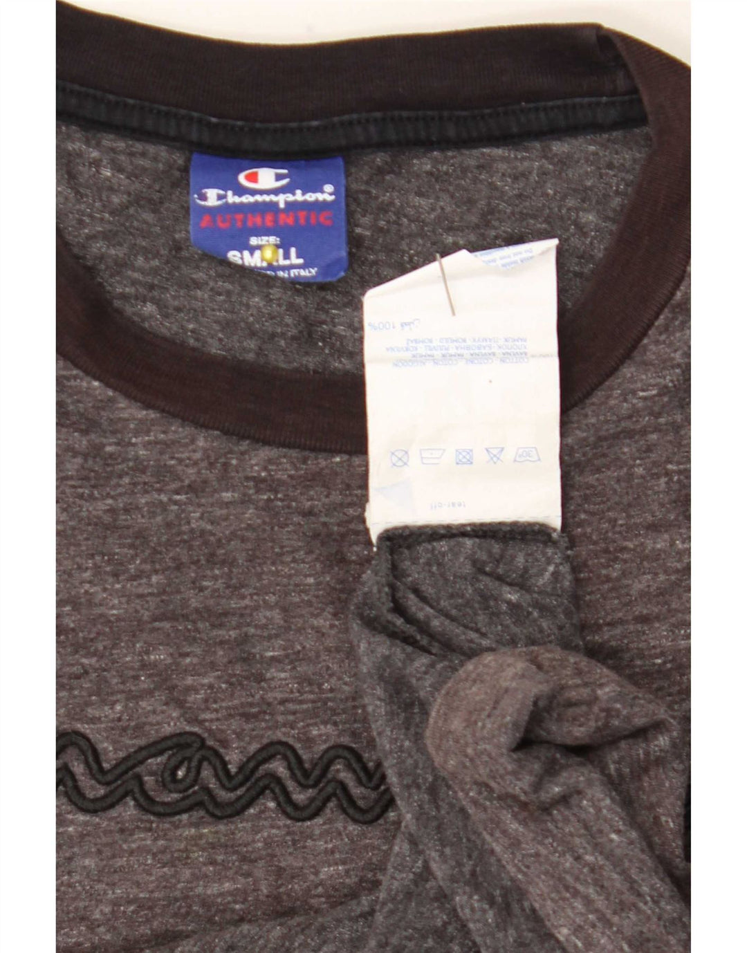 Tricou grafic supradimensionat pentru femei Champion UK 10 Small Grey Flecked