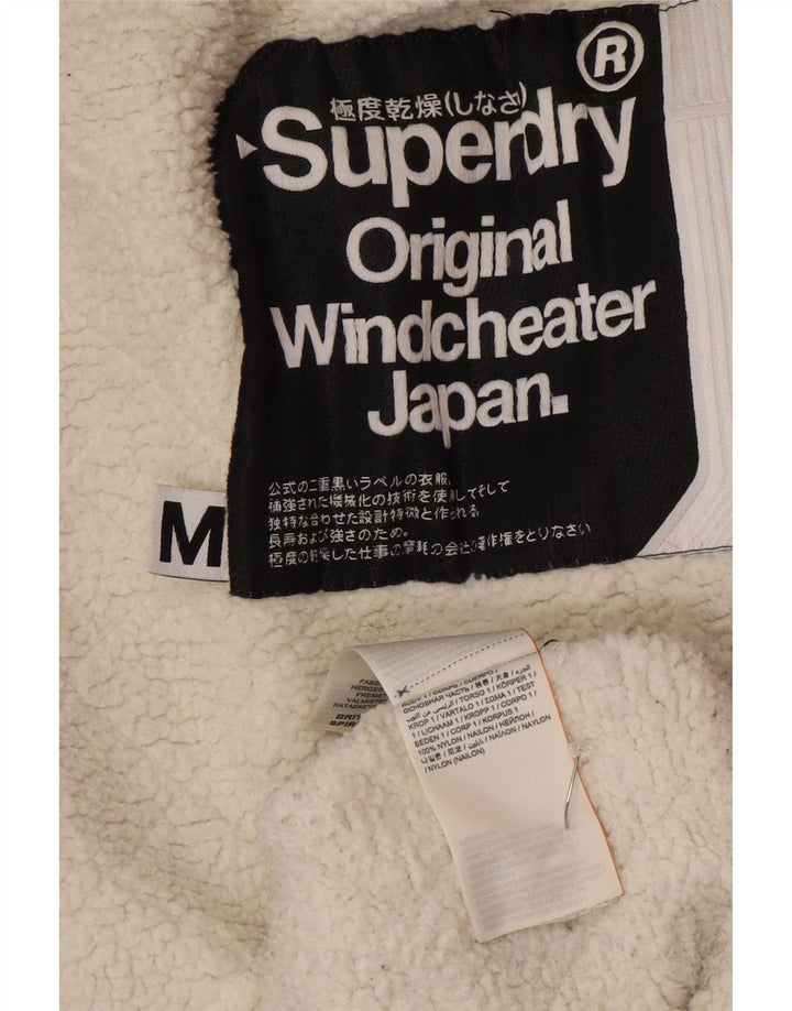 Jachetă Windbreaker Superdry pentru femei UK 14 Medium Khaki Nylon