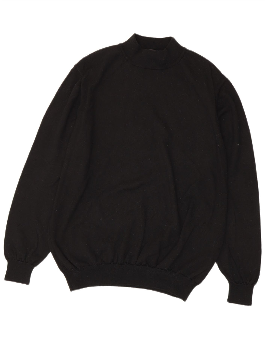 Pulover cu gât țestoasă pentru bărbați Hugo Boss, 3XL, lână virgină neagră