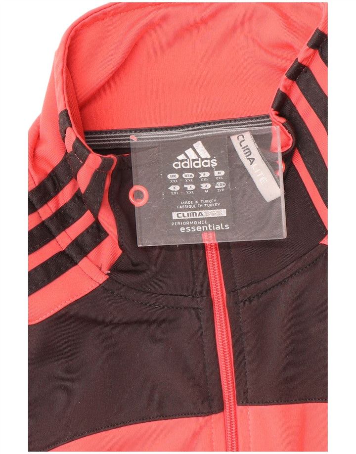 Jachetă de top pentru trening Clima 365 ADIDAS pentru femei UK 20 2XL roz colorblock