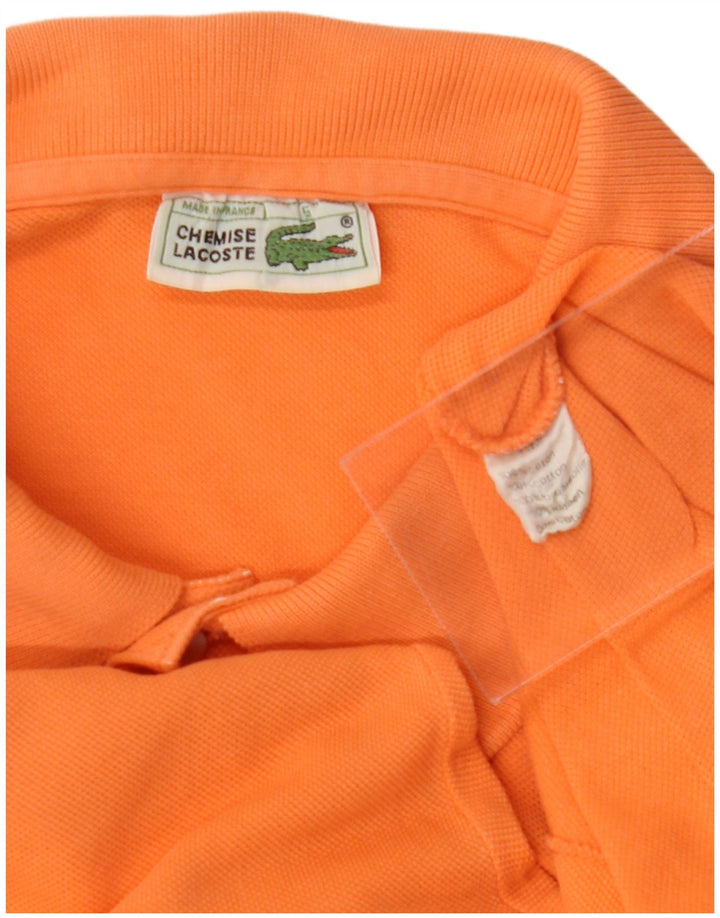 Tricou polo LACOSTE pentru bărbați mărimea 5 mare bumbac portocaliu