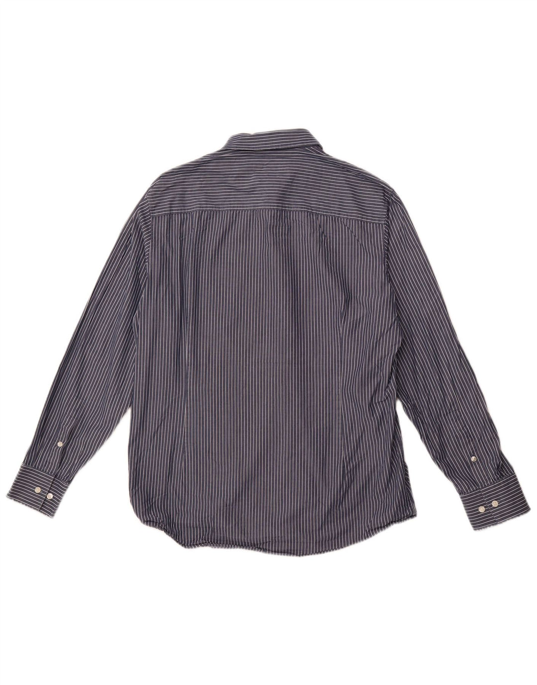 Cămașă pentru bărbați CALVIN KLEIN Slim Fit Mărimea 43, mare, bleumarin, cu dungi