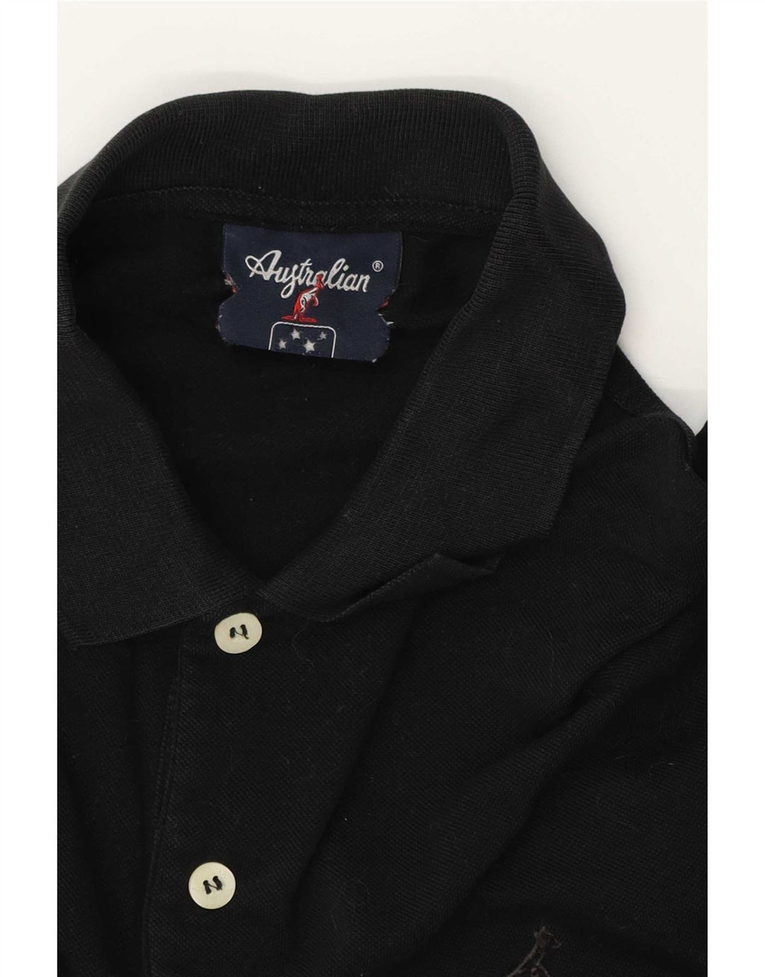 AUSTRALIAN L'ALPINA Tricou polo pentru bărbați IT 50 Medium Negru