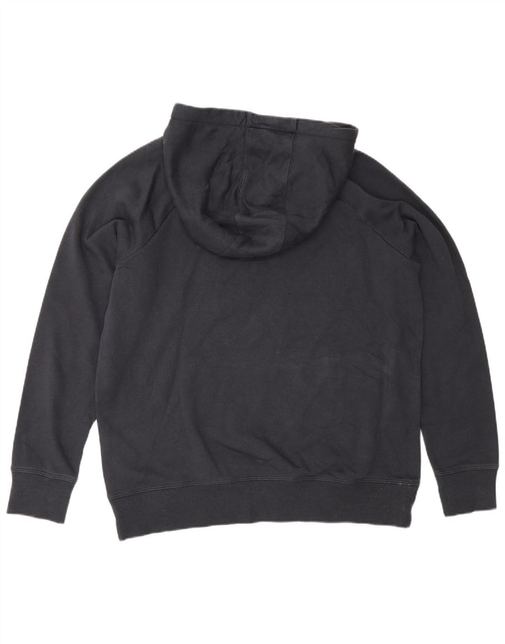 Pulover pentru bărbați Under Armour cu capota grafică, bumbac, albastru bleumarin mediu