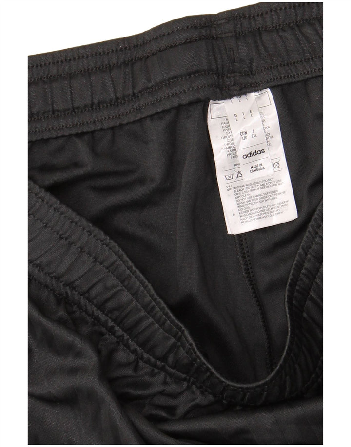 Pantaloni scurți sport pentru bărbați Adidas, mari, negru, poliester