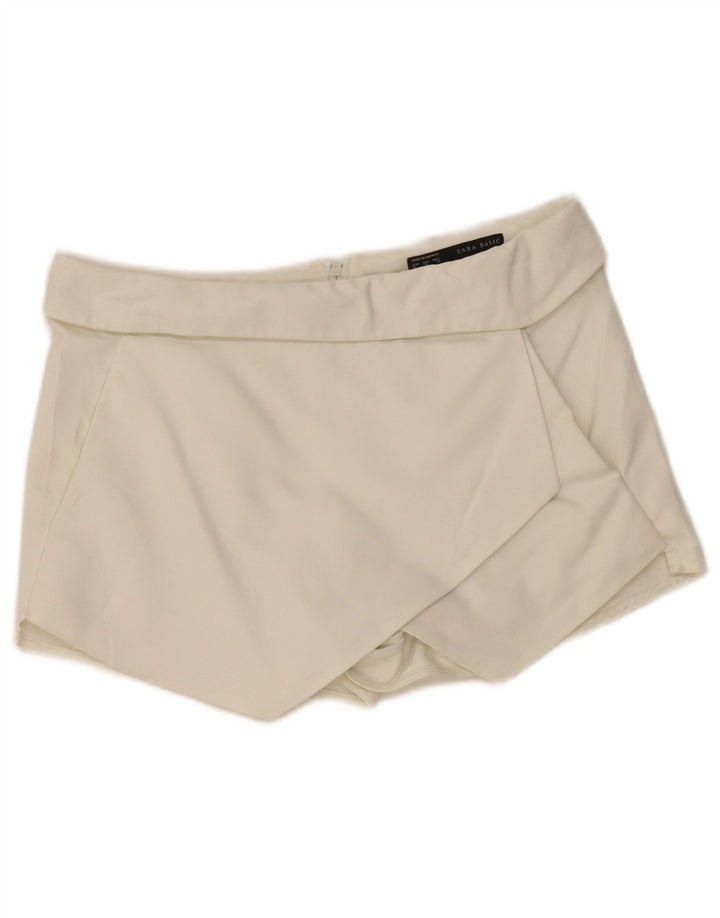 Skort pentru femei ZARA UK 12 Medium White