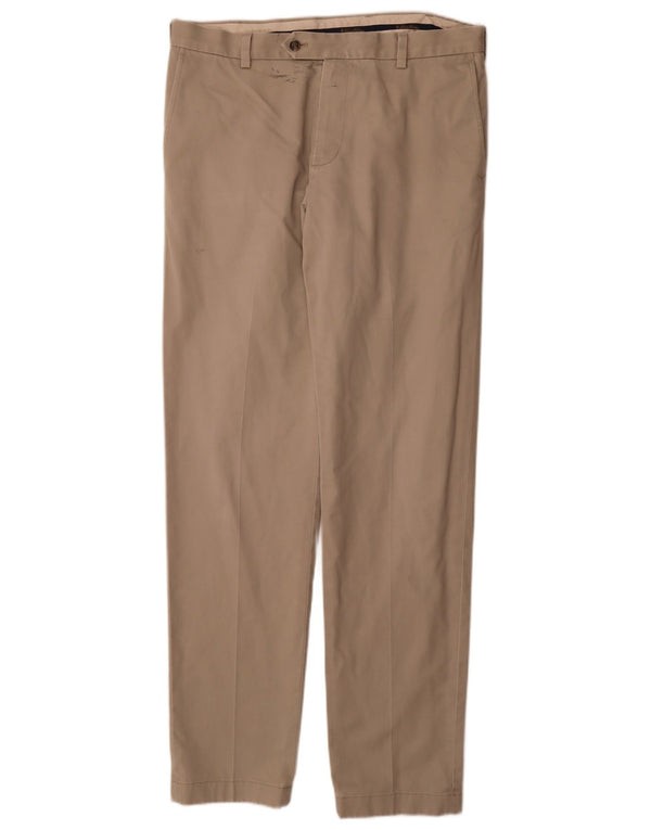 Pantaloni chino slim pentru bărbați Brooks Brothers L34 L34 bumbac bej
