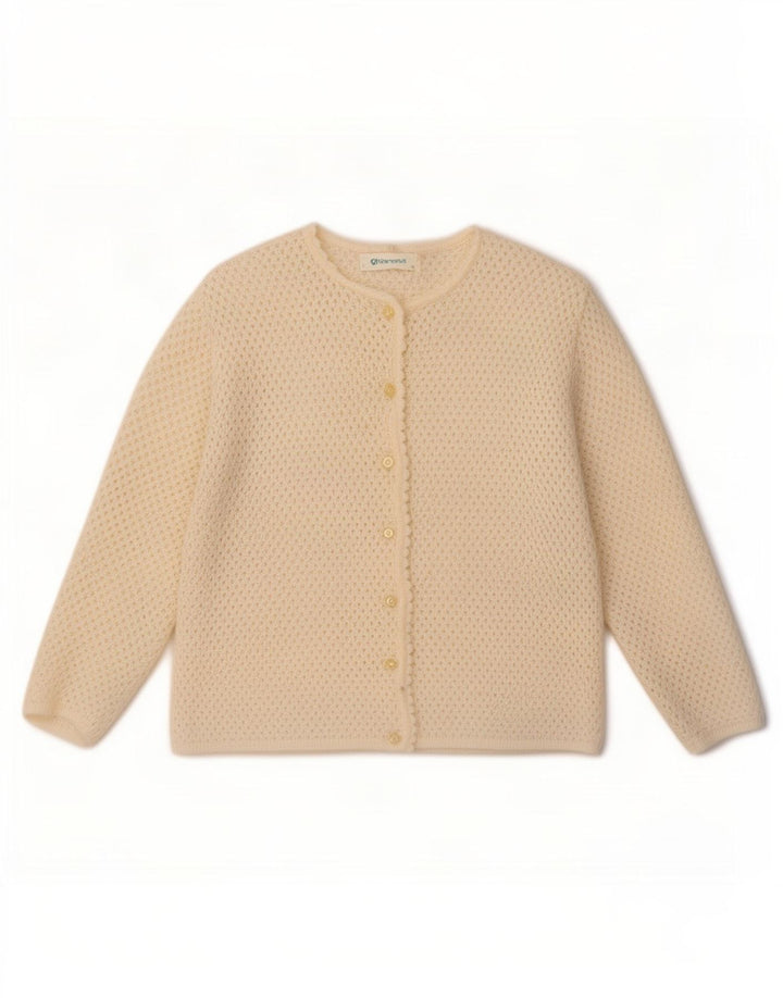 Pulover cardigan pentru femei Dralon EU 46 XL alb