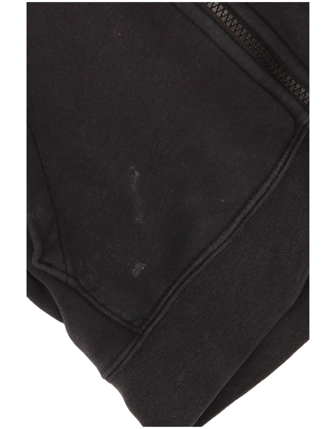 Pulover NIKE pentru femei, supradimensionat, cu fermoar, UK 6 XS, bumbac negru