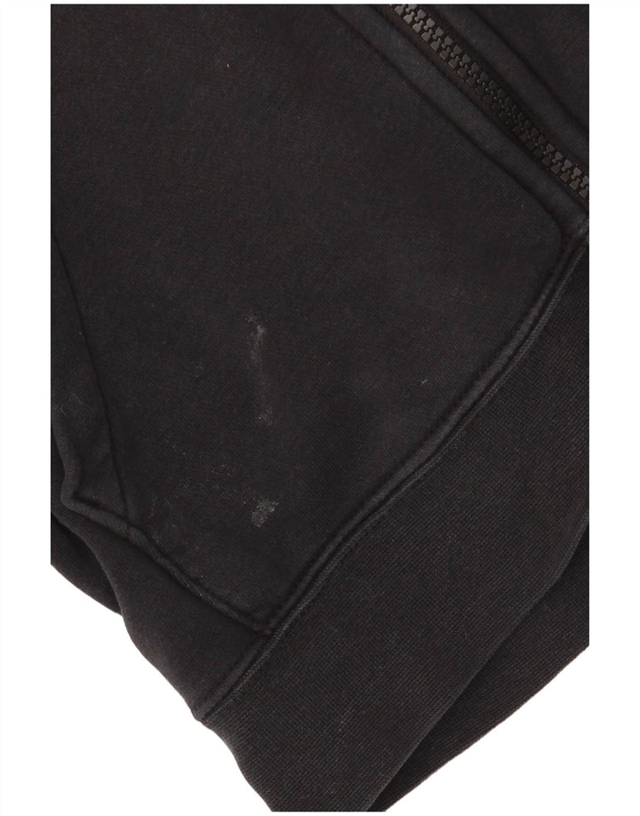 Pulover NIKE pentru femei, supradimensionat, cu fermoar, UK 6 XS, bumbac negru