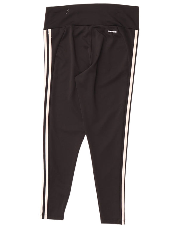 Leggings Aeroready pentru femei Adidas Marea Britanie 16/18 Poliester negru mare