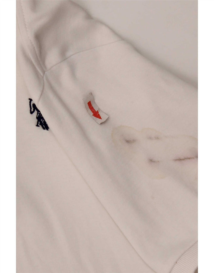 U.S. Polo Assn. Cămașă pentru bărbați, bumbac alb mediu