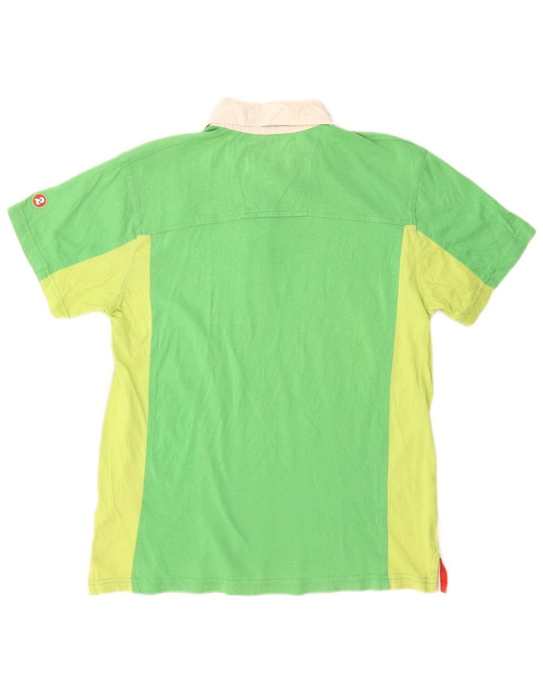 Tricou polo INVICTA pentru bărbați, bumbac color bloc verde mediu