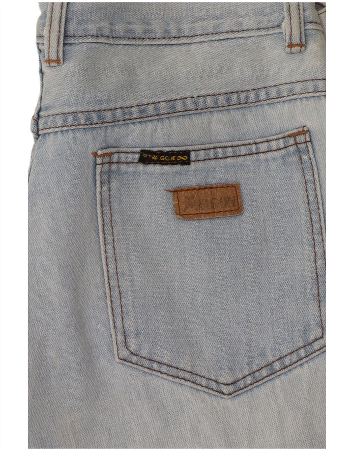 Blugi conici pentru femei VINTAGE cu talie înaltă L26 L26 Albastru