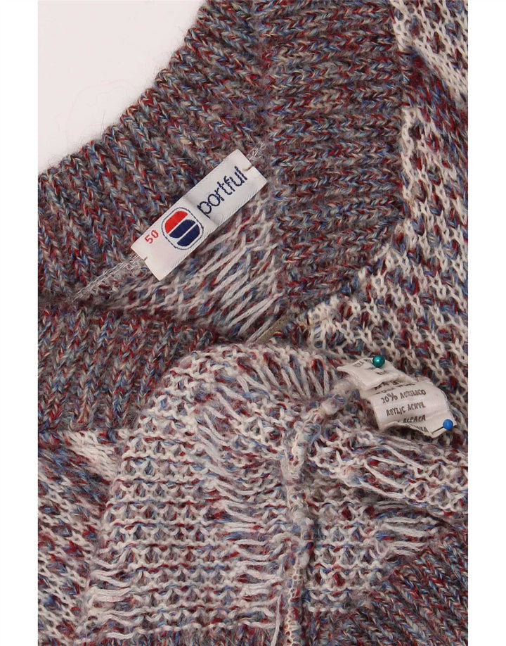 Pulover Sportful pentru bărbați cu gât cu nasturi IT 50 Medium Multicolor Retro