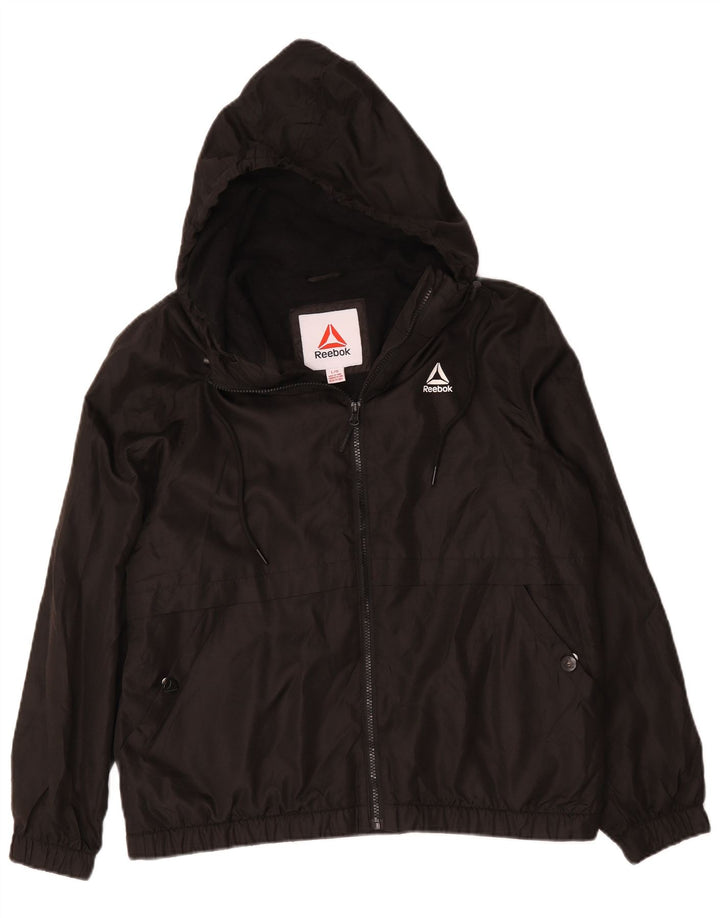 Jachetă bomber cu glugă pentru bărbați Reebok UK 40 Poliester negru mare
